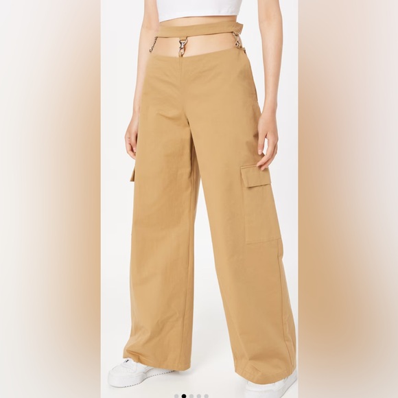 The Ragged Priest Tan Wide Leg Pants - Picture 2 of 15